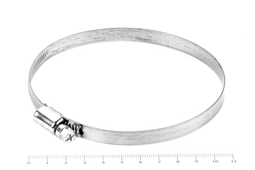 Хомут червячный 90-110/9 нерж. W2 (AISI 430)