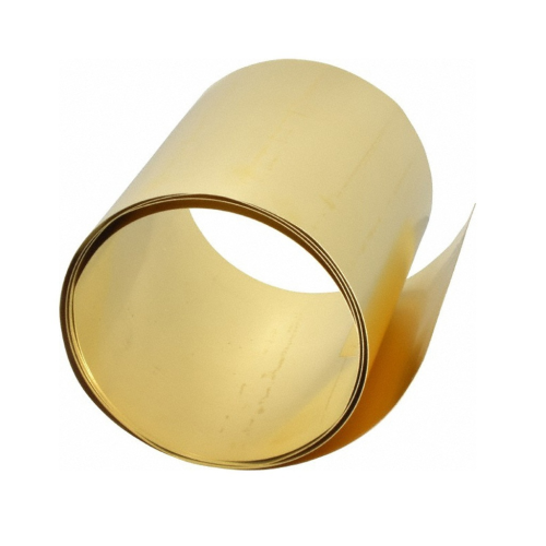 Лента латунная 0.5х300 мяг, марка Л63