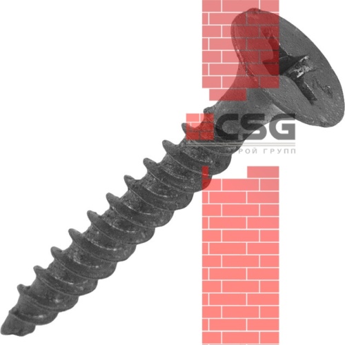 Саморез кровельный 5.5x25 RAL8019 по металлу (3 500шт) арт.1219424 