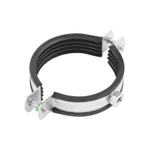 Хомут трубный сталь оц с резин прокладк 1/2" (Дн 20-24) ±2мм М8 в/к винт-шуруп, дюбель BILTI арт.1219625